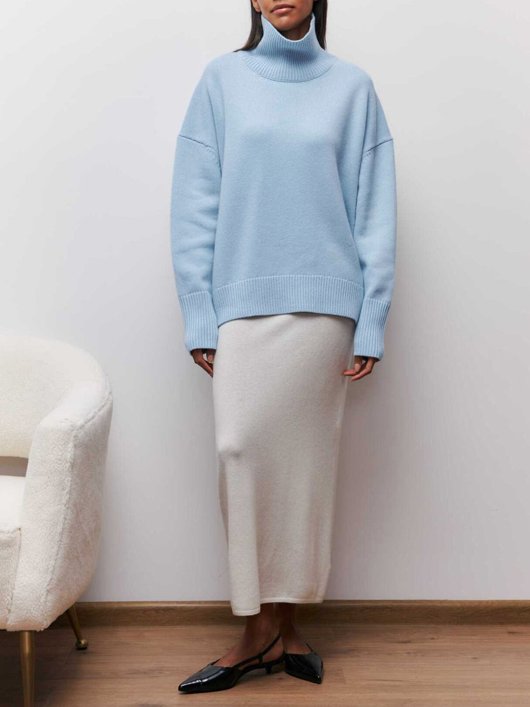 Oversized Turtleneck Sweater